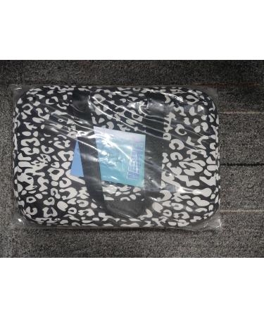 Large Full Size Toiletry Bag in Black Leopard Print - Travel Makeup Organizer for Women - Buy Online on SooperMarket.com