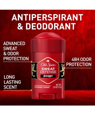 Old Spice Antiperspirant and Deodorant for Men 24/7 Sweat and Odor Protection Soft Solid Swagger with Cedarwood Scent 2.6 oz (Pack of 2) - Buy Online on SooperMarket.com