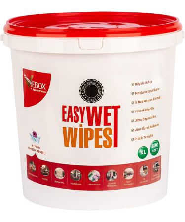 Vebox Easy Wet Wipes - 300 Pieces of Hygiene Wet Wipes | Gold Collection for All Skin Types - International Shipping Available - Buy Online on SooperMarket.com