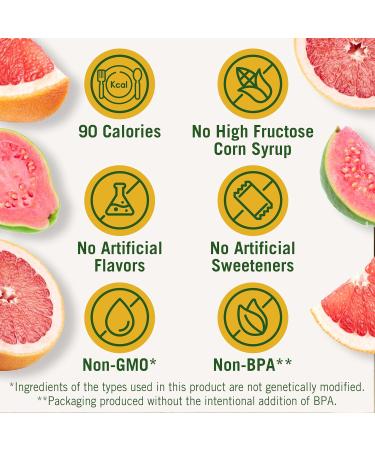 Del Monte Red Grapefruit in Guava Fruit Water Cups 7oz (2 ct, Pack of 6) - Refreshing Snack - Buy Online on SooperMarket.com