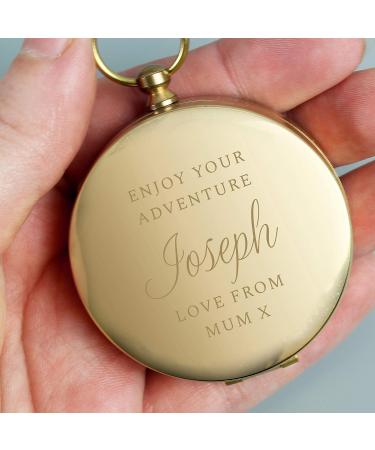Custom Engraved Coordinate Compass - Personalised Keepsake Gift - Buy Online on SooperMarket.com
