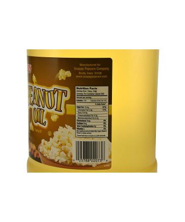 Snappy Popcorn 1 Gallon Pure Peanut Oil - 128 Fl Oz - No Color Added - Buy Online on SooperMarket.com
