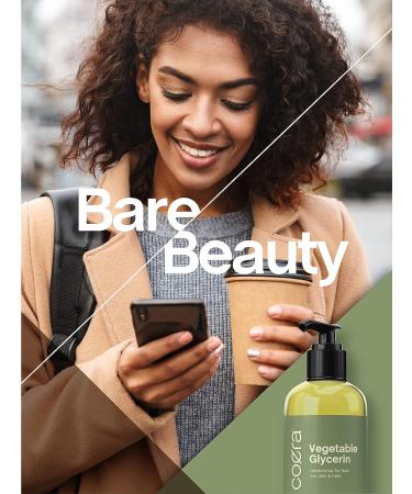 Organic Vegetable Glycerin | 8 fl oz | Moisturizing Oil for Face, Hair, Skin & Nails | Paraben, SLS, and Fragrance-Free - Buy Online on SooperMarket.com