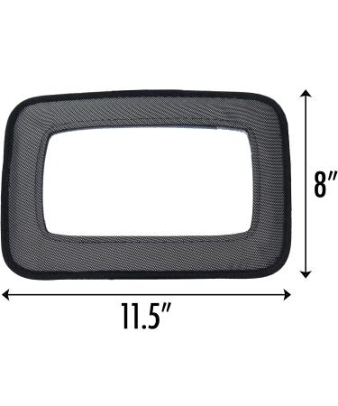 Dreambaby Backseat Mirror - Extra Large Wide Angle View, Shatterproof & Safe for Toddlers | Model F291 - 20x29cm - Black - Buy Online on SooperMarket.com