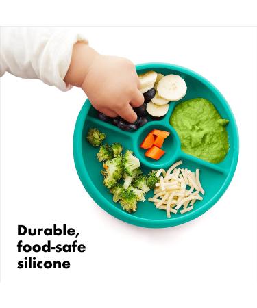 OXO TOT Silicone Feeding Gift Set - BPA & PVC Free | Eco-Friendly Baby Utensils - Buy Online on SooperMarket.com