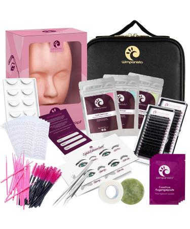 Wimpanista 19-piece eyelash extension set 1:1 training & education