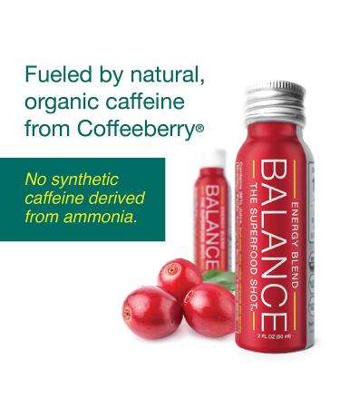Max Energy Shot with Superfoods & Organic Caffeine - Brain Support, Mushroom Blend, Maca - Vegan & Gluten-Free (6 Pack) - Buy Online on SooperMarket.com