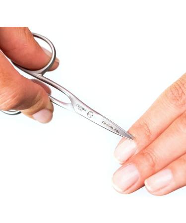 REMOS Left-Handed Nail & Cuticle Scissors - 9.5cm Stainless Steel INOX - Buy Online on SooperMarket.com