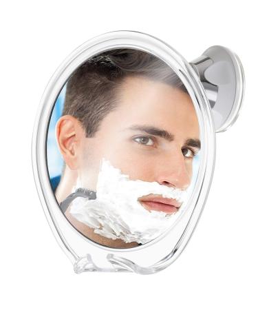 Fogless Shower Mirror for Shaving with Razor Hook | Strong Suction Cup | True Fog Free, Anti-Fog Bathroom Mirror | 360 Degree Swivel, Shatterproof | Travel Friendly | No Fog or Falling Off Polycarbonate without Reservoir