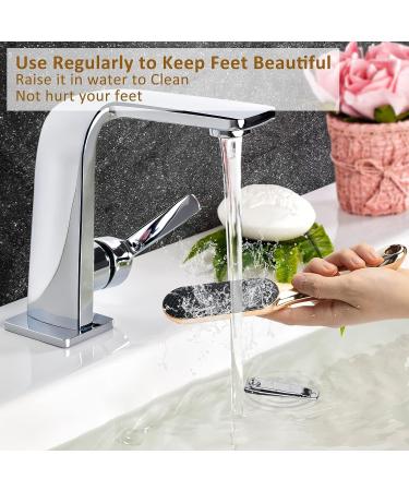 Glass Foot File Callus Remover & Nail Clipper Set | Pedicure Tools for Wet & Dry Feet - Buy Online on SooperMarket.com