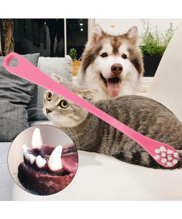 AWHAO Pet Dental Care for Dogs and Cats - Complete Oral Hygiene Set for Fresh Breath and Clean Teeth Pink - Buy Online on SooperMarket.com