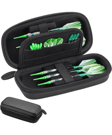 Casemaster Sentry Dart Case - Slim EVA Shell for Steel and Soft Tip Darts - Holds 6 Darts with Built-in Storage - Black - Buy Online on SooperMarket.com