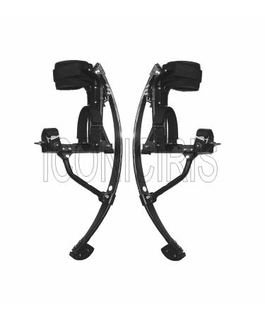 Skyrunner Jumping Stilts Walk runninng Stilts Kangaroo Shoes Bouncing Spring Stilts Men Women Fitness Exercise Load Weight 70-80KG/154-176LBS