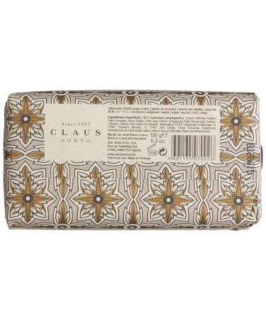 Claus Porto Black Sunburst Tuberose Soap - Unisex Luxury Soap 5.3 oz - International Shipping Available - Buy Online on SooperMarket.com