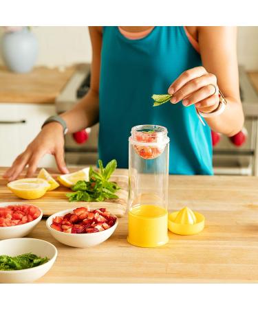 Munchkin Miracle 360 Fruit Infuser Water Bottle 20oz Yellow - Hydration on the Go - Buy Online on SooperMarket.com
