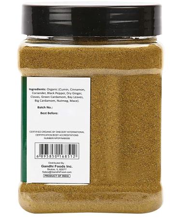 Zayd Organics Garam Masala Powder 16oz - USDA Organic Indian 11-Spice Blend - Buy Online on SooperMarket.com