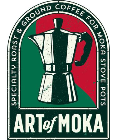 Art Of Moka Strong Ground Coffee - Medium Roast for Italian Moka Pot - Caffe di Como 227g (Pack of 1) - Buy Online on SooperMarket.com