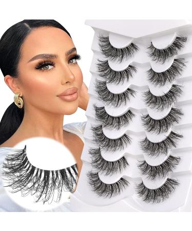 Geeneiya 5D15 Wispy Fluffy False Eyelashes - 7 Pairs (16mm) - Buy Online on SooperMarket.com