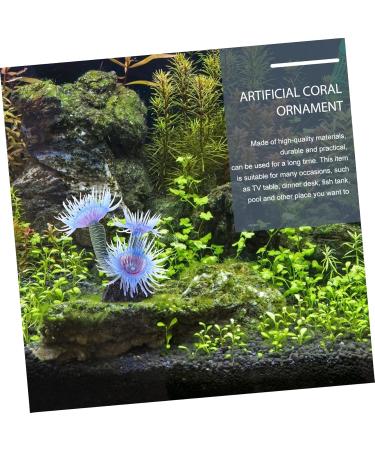 BCOATH 3 Pcs Resin Soft Coral Artificial Plants Resin Coral Underwater Landscaping Decor Imitation Coral 5X8CMx3pcs As Shownx3pcs - Buy Online on SooperMarket.com