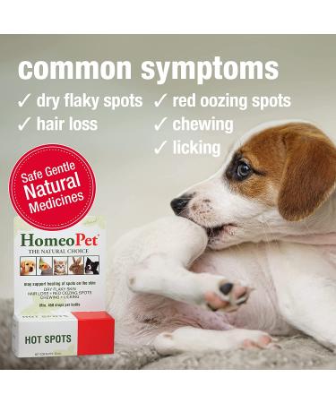 HomeoPet Hot Spots 15ml: Soothing Relief for Pets' Skin Irritations - Buy Online on SooperMarket.com