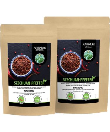 200g 7oz Whole Szechuan Peppercorns - 100% Natural, Additive-Free, Vegan Timut Pepper - Buy Online on SooperMarket.com