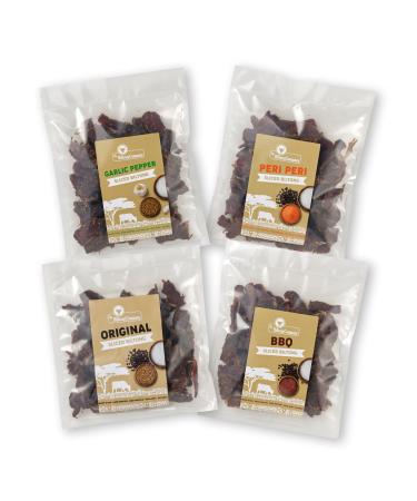 Biltong - 1kg - Sliced Super Fest - 4 Flavours - Original Peri Peri Garlic Pepper BBQ