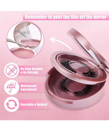 Fadlash Magnetic Eyelashes Kit Magnetic No Glue Eyelashes Natural Look Reusable Magnetic Eyelashes 2 Pairs Magnetic Lashes Without Eyeliner (Y1+Y3) - Buy Online on SooperMarket.com