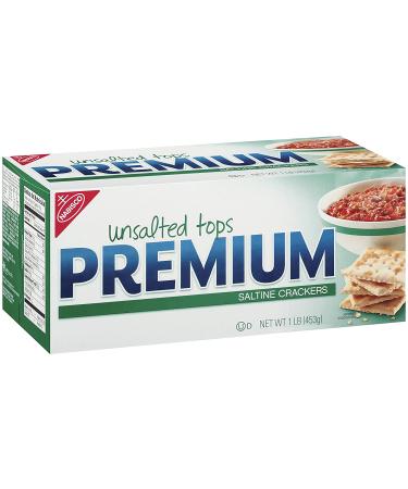 Premium Unsalted Tops Saltine Crackers 192oz - Pack of 12 | Unsalted Crackers Bulk Buy - Buy Online on SooperMarket.com