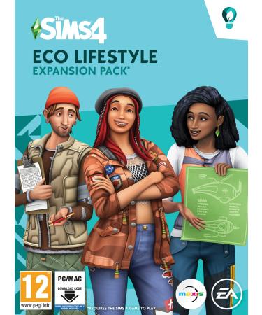 The Sims 4 Eco Lifestyle (EP9) PCWin | Code In A Box | Video Game | English PCWIN Code in a box Eco Lifestyle (EP9)