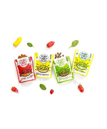 Pimp My Salad Hemp Parmesan: Vegan Cheese & Protein Powder Superfood | Dairy-Free Hemp Cheese Alternative | Low Carb | 2 Value Packs - Buy Online on SooperMarket.com