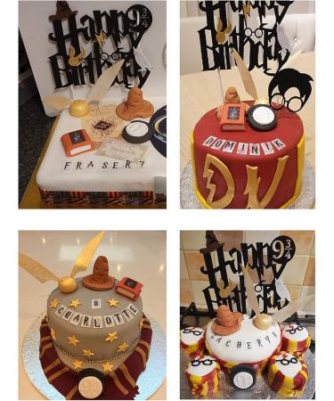 Harry Potter Cake Toppers Edible Icing Personalised Birthday Decorations - Buy Online on SooperMarket.com