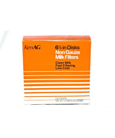 6-1/2" Milk Filter Disks Non-gauze 100pk, D110