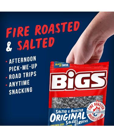 Bigs Sunflower Seeds Original Flavour - 8x140g Bags 8 Count - Buy Online on SooperMarket.com