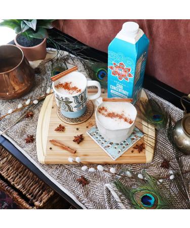 Bhakti Fair Trade Vegan Premium Chai Tea Concentrate 2-Pack - Original Flavor - 64 Fl Oz Total - Buy Online on SooperMarket.com