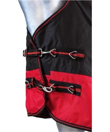 Buy RL24 Weiddecke Winterdecke High Neck 600D BASICLINE - Nylon Lined 100g/200g/300g Filling Black/Red 155cm | International Shipping Available - Buy Online on SooperMarket.com