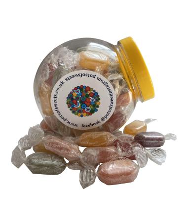 Personalized Customise with Your Own Message or Image 300g Cookie Jar of Stockleys Sugar Free Fruit Drops
