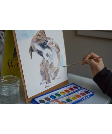 Color Swell 36 Set Bulk Watercolor Paint Pack with Wood Brushes - 8 Colors, Washable, Perfect for Kids, Classroom, Parties - All Ages - Buy Online on SooperMarket.com