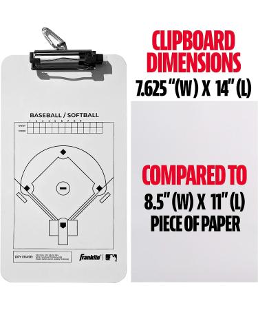 Franklin Sports MLB Coaches Clipboard - Essential Baseball Coaching Tool - Buy Online on SooperMarket.com