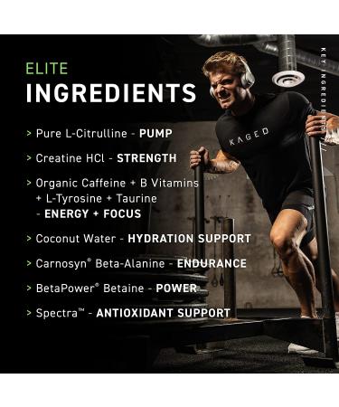 KAGED MUSCLE Pre Workout Powder for Men & Women - Intense Energy, Focus & Pumps - Fruit Punch Flavor - 20 Servings - Buy Online on SooperMarket.com