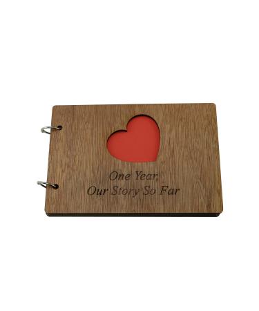 Pirantin 1 Year Our Story So Far - Scrapbook  Photo Album or Notebook Idea for 1st Anniversary