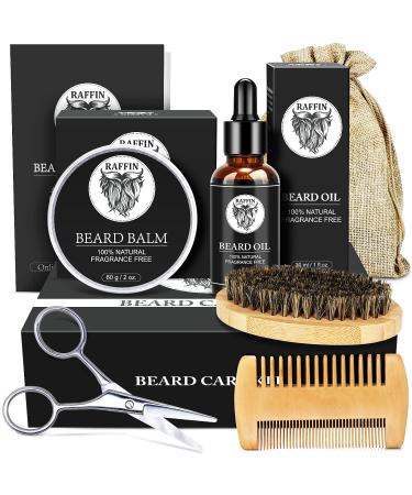 Beard Kit for Men - Beard Gift Sets with Beard Oil  Beard Balm  Beard Brush  Beard Comb  Beard Scissors  Fathers Day - Gifts for Dad - Anniversary & Birthday Gifts for Men Dad Husband Boyfriend Brother Grandpa Beard Care