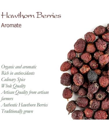 Hawthorn Berry Organic Whole Juicy - Hawthorne Berries High Food Grade 100g - Buy Online on SooperMarket.com