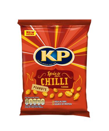 KP Nuts Share Bag of Spicy Chilli Flavoured Peanuts 225g