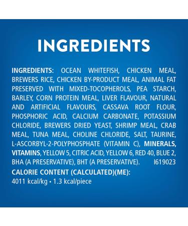 Friskies Party Mix Cat Treats Ocean Crunch with Real Ocean Whitefish - 454 g Cannister (1 Pack) 454 g (Pack of 1) - Buy Online on SooperMarket.com