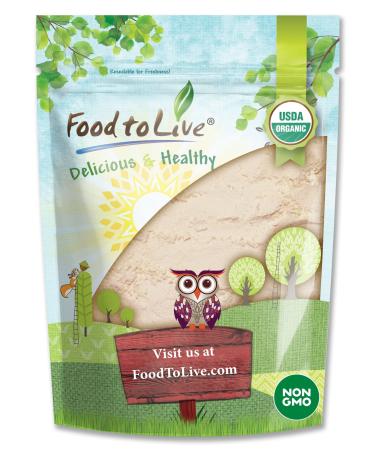 Organic Coconut Flour, 2 Pounds - Non-GMO, Kosher, Raw, Vegan, Unsweetened, Unrefined, Unsulfured Fine Powder, Bulk, Great for Baking 2 Pound (Pack of 1)