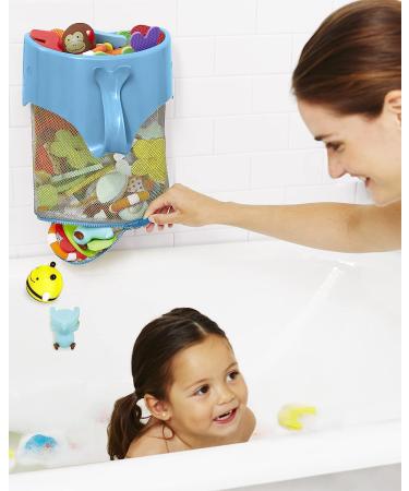 Skip Hop Moby Scoop & Splash Blue Bath Toy Storage - Discontinued Model - Buy Online on SooperMarket.com