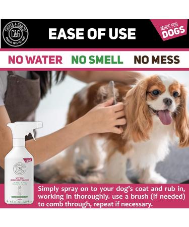Wet Dog Odour Neutraliser 500ml | Waterless Ourdour Eliminator | Rinse Free Deodoriser Spray | Pleasant Smelling Dog Ingredients |100% Cruelty Free - Buy Online on SooperMarket.com