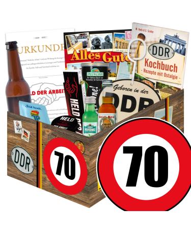 ostprodukte-versand Men's Gift Box/Men's Package/Birthday 70 / Gift Box Dad Men's Box for the 70th