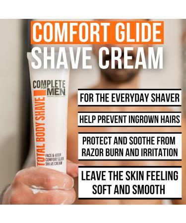 Sensitive Skin Shaving Cream for Men | Irritation-Free Face & Body Glide | Protect Against Razor Burn - Everyday Comfort - Buy Online on SooperMarket.com