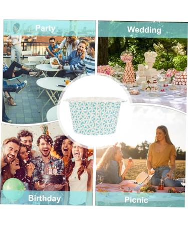 HOMSFOU 100 Pcs Cake Cups Baking Cake Cup Baking Cup Wraps Paper Dessert Liners Paper Muffin Wedding Cupcake Liners Mini Cupcake Liners Crayon Greaseproof Paper Round Container Baby 7.5X7.5X4CMx2pcs Greyx2pcs - Buy Online on SooperMarket.com